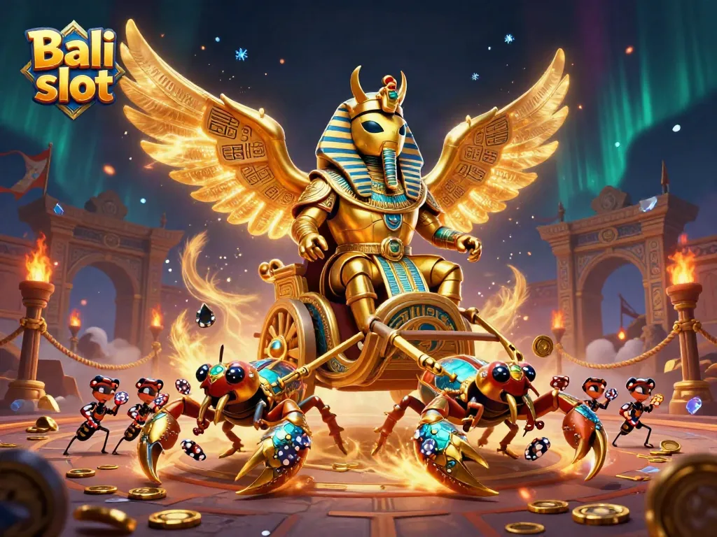 Play the exciting Bali slot with vibrant 3D visuals, featuring unique characters and casino elements.