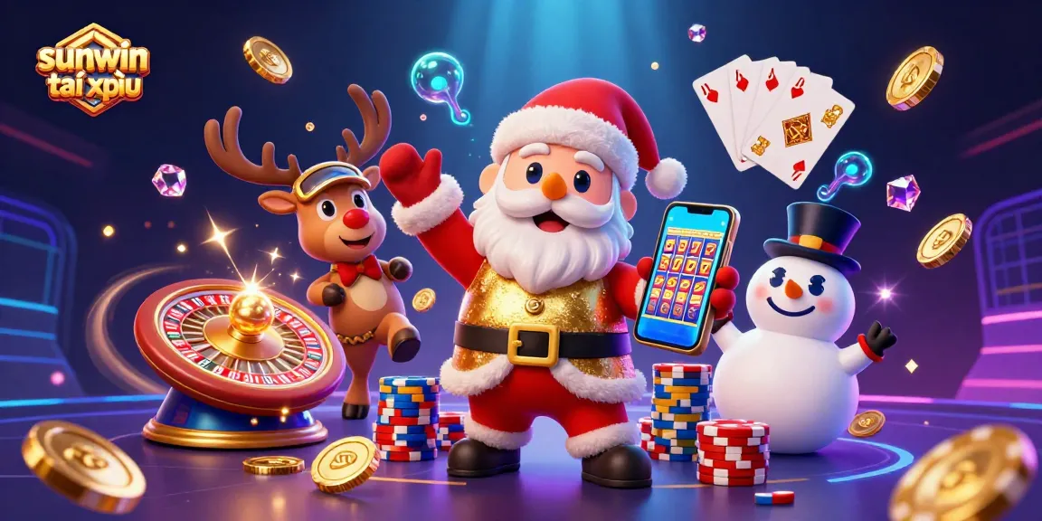 Experience the excitement of sunwin tài xỉu with vibrant characters and dazzling casino elements.