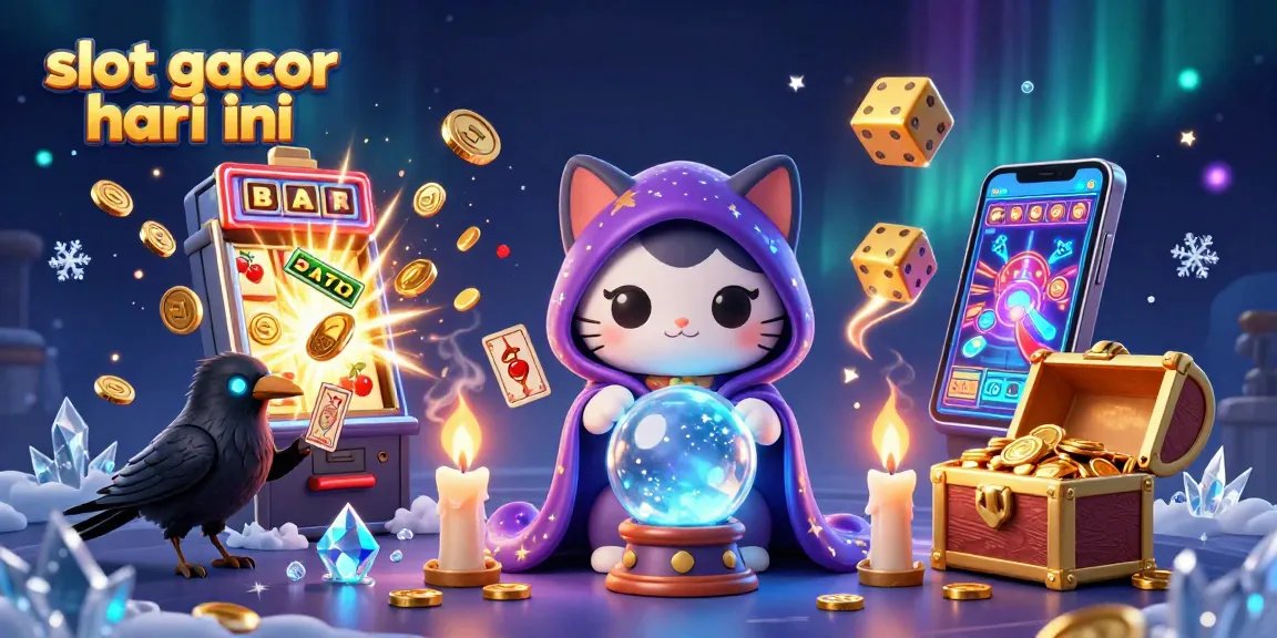 Play slot gacor hari ini with luck and strategy in an engaging casino scene.